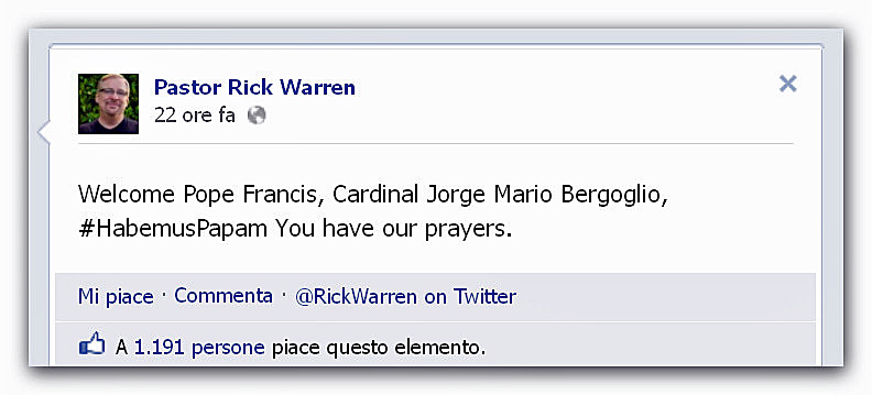 Rick-Warren-Bergoglio-facebook